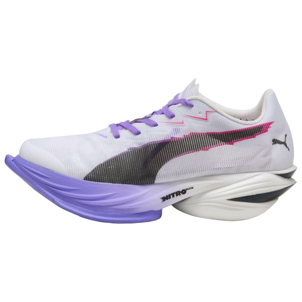Puma Fast-R Nitro Elite 3 Digitokyo Classic Versatile Breathable Running Shoes Unisex sneaker White Purple 312058-01