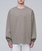 MUSINSA STANDARD Flat Terry Oversized String Sweatshirt [Dusty Beige]