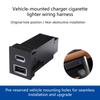 Universal Car Phone Chargers For Vehicle With USB Type C Ports 36W Output Quick Charge Function Charging Adapter