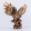Resin Golden Eagle Figurine Home Protection and Wealth Attraction for The Office Decor