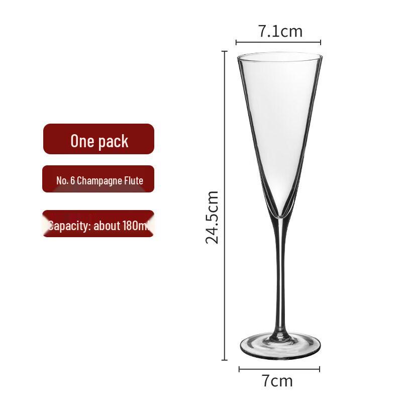 ZISIZ Creative Crystal Champagne Glass