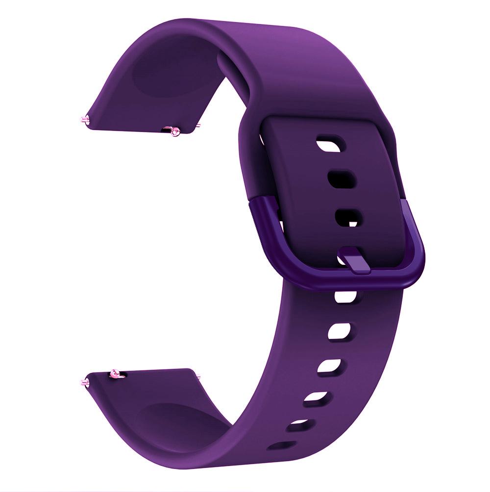 Samsung Galaxy Active 22mm Silicone Watch Band for Samsung S3 and Huawei GT2 46mm - Universal Replacement Wristband