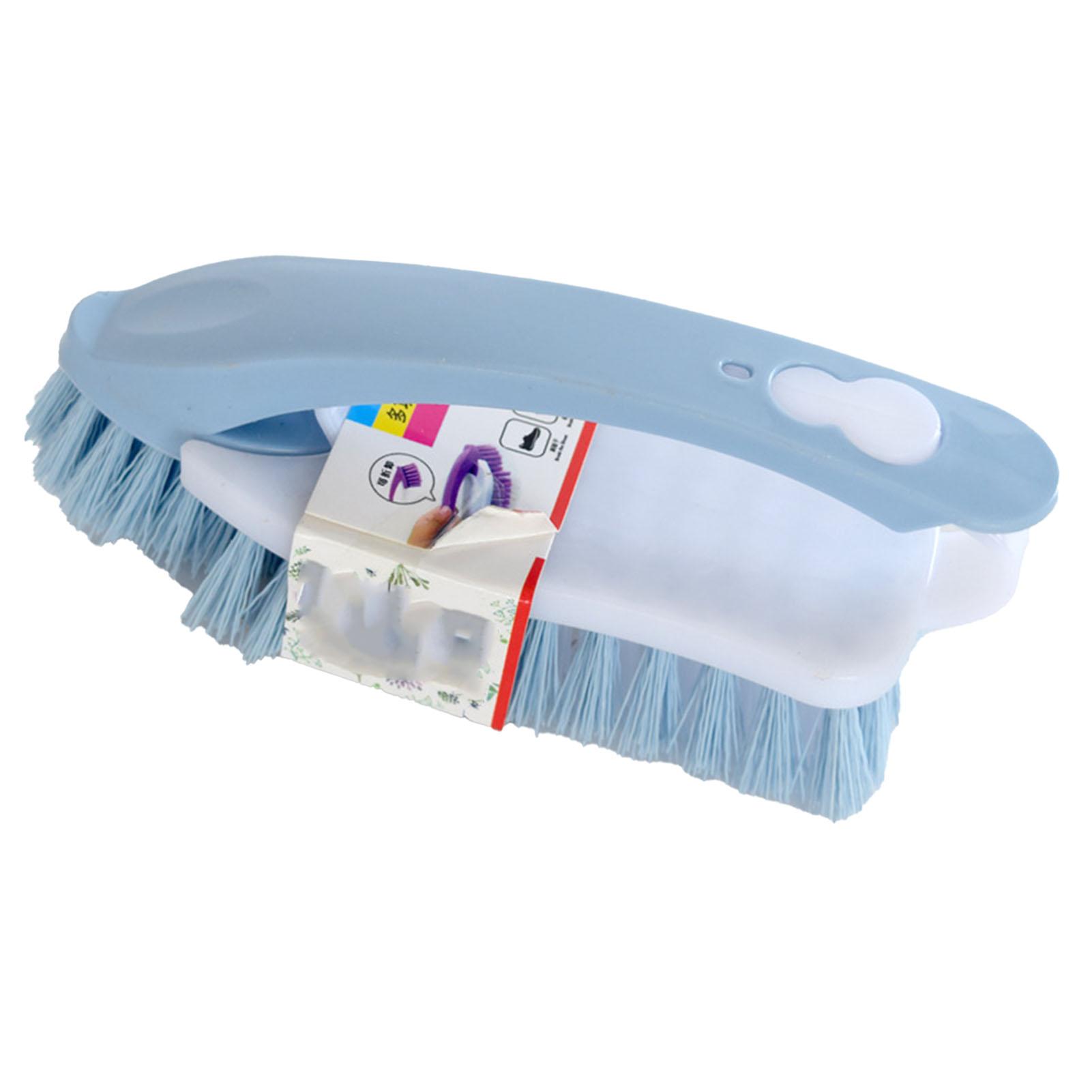 

Щетка для чистки 2 в 1 Многофункциональная ручная съемная щетка для чистки Щетка для зазоров Скребок для обуви синий