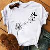 Women T Shirt Butterfly Heart Print T Shirt Female Summer Casual Cute Graphic Tee Tops Women Summer Funny Harajuku T-Shirts Tops