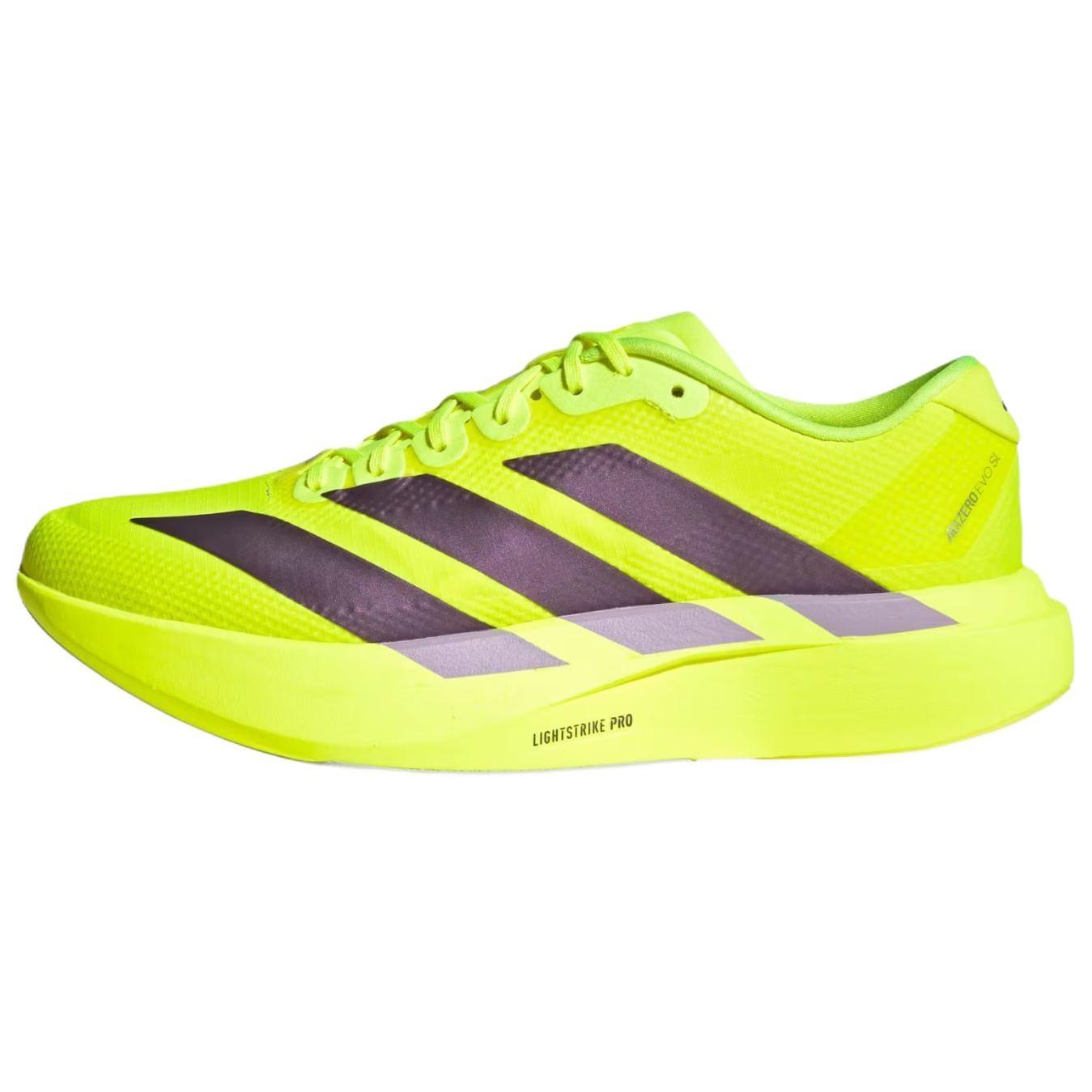 adidas Adizero Evo SL Solar Yellow Aurora Plum Men s JR2024 EU 44