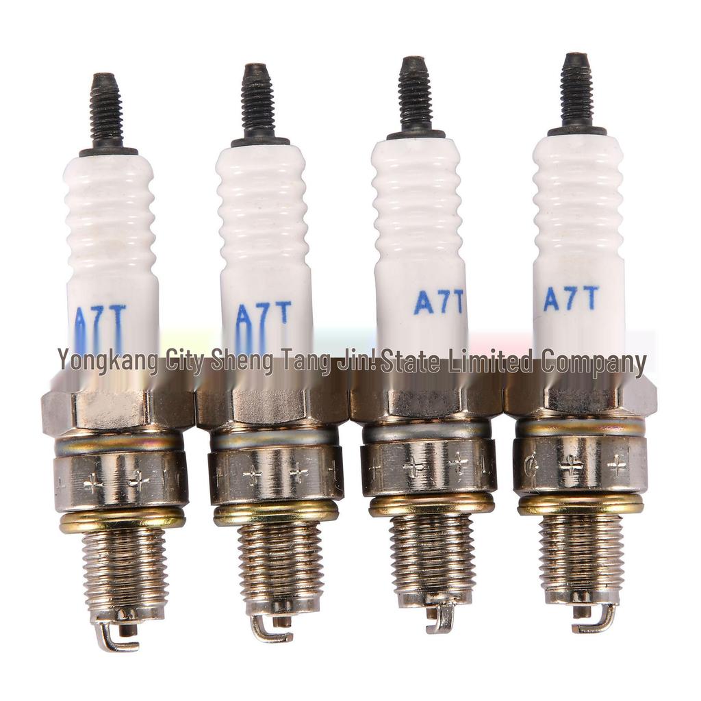 4 A7TC Spark Plugs for 110cc-140cc ATV/Motorcycle - Stable & Durable