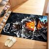 Cyberpunk Soldier Combat Square rugs are a great choice for living rooms, bedrooms, home décor, and as gifts.