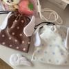 Drawstring Bag Plush Wings Cosmetic Bag Star Pattern Makeup Bag Portable Stationery Storage Bag Organizer Bag