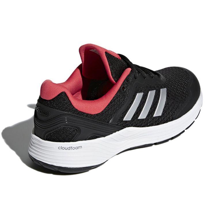 Adidas Neo Fluidcloud Ambitious Simple Mesh Durable Low-Top Running Shoes Women Sneakers Black CG3906