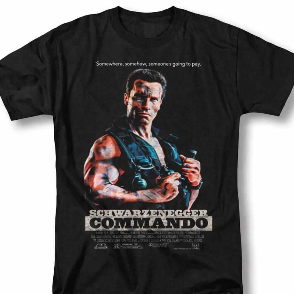 Commando Arnold Schwarzenegger 80s Action Movie, Vtg Retro Graphic Tee Unisex S