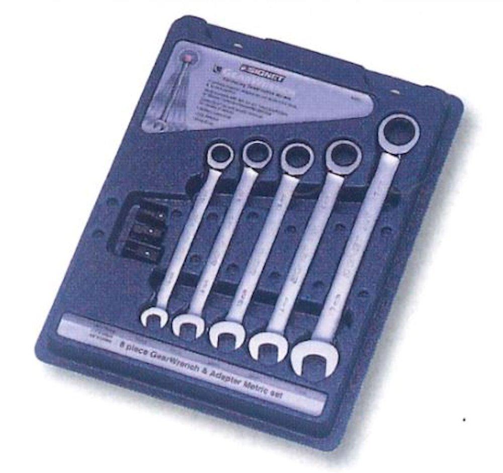 

SIGNET 8PC Gear Wrench Adapter Set 34271 & серебряный