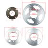 25H 158L Chain 55T/65T/80T Rear Sprocket Gear Free Wheel Ratcheting Adapter For Electric Bicycles Go Kart Scooter Mini Bike
