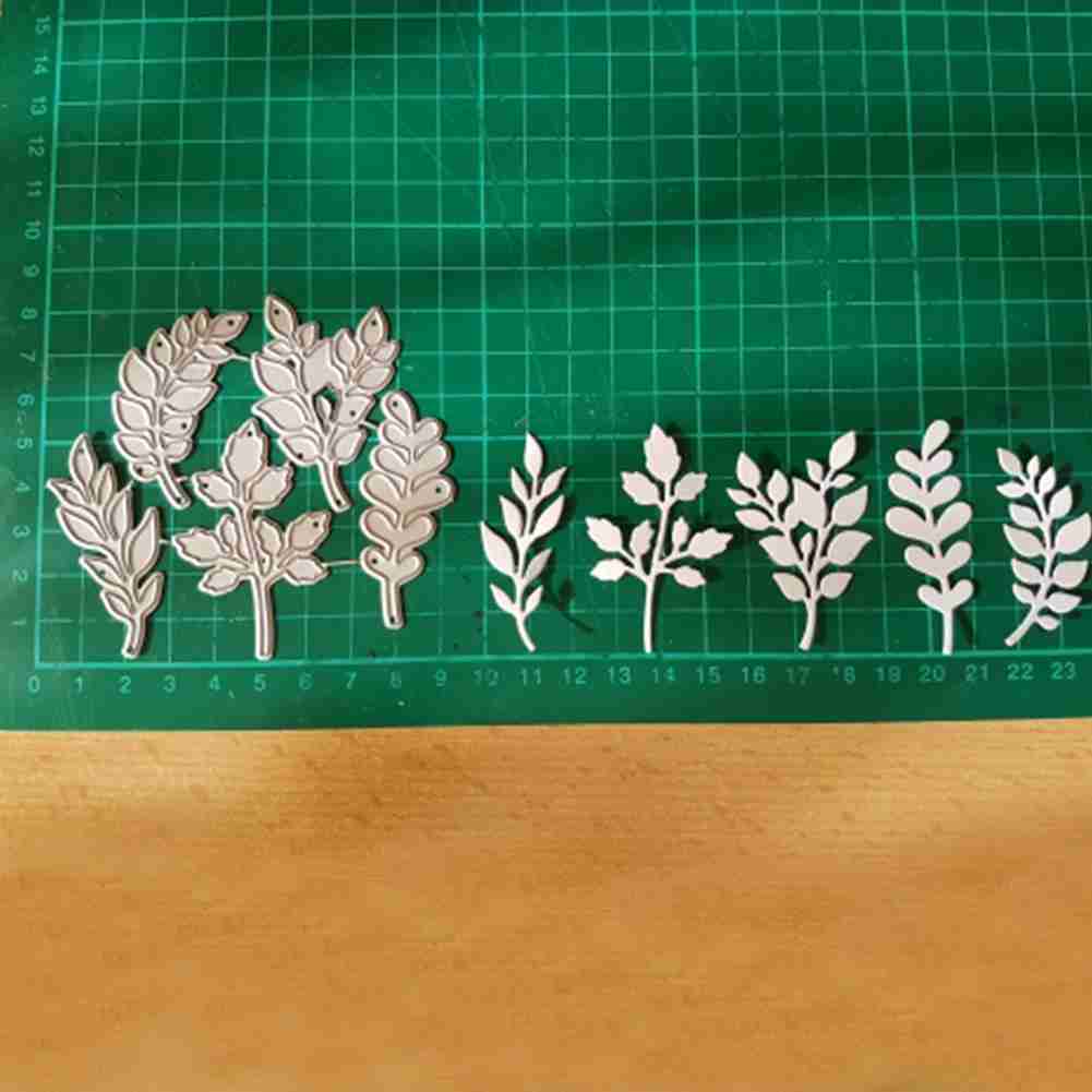 Leaves Branch Metal Cutting Dies Scrapbooking Die DIY Metal Stencils Photo Album Embossing Cards Making Metal Cutting Stamps