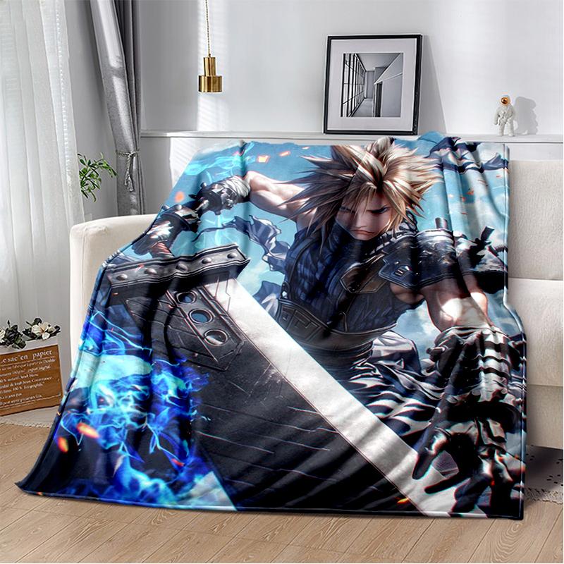 29 Style New Sephiroth Final Fantasy Games Cloud Tifa Aerith Blanket,Soft Throw Blanket for Home Bedroom Bed Sofa Cover Kids