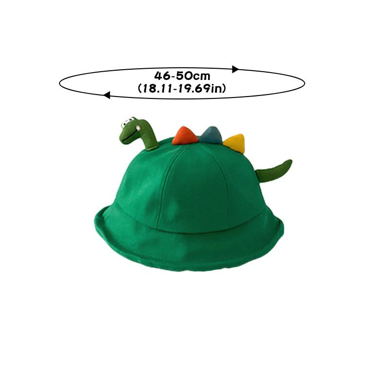 Niedlicher Dinosaurier Baby Fischerhut Frühling Sommer UV-Schutz Jungen Mädchen Fischerhut Outdoor Reise Sonnenschutz Kinder Sonnenhut
