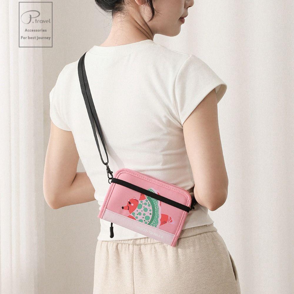 

Purse Nylon Passport Bag Crossbody Bag Passport Clip Creative Storage Card Bag Women Style 3