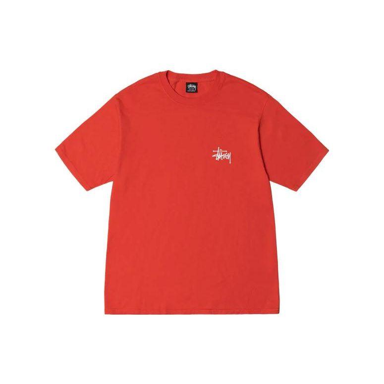 Stussy Classic Basic Printed Short Sleeve T-Shirt Unisex Tops Black 1904257-1