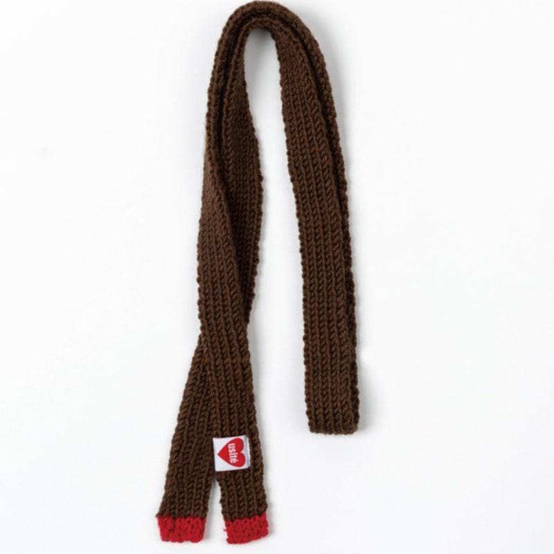 Usite SUPER RIBBON KNIT HAIR BAND (BROWN)