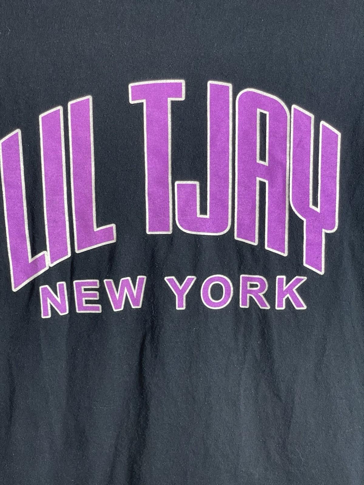 Lil Tjay New York True To Myself Tour T-Shirt Adult Large Black Double Sided Unisex T-Shirt XXXL