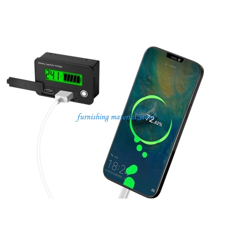 Y5GD Wasserdichter Auto-Batteriestandsmesser 8-30V Batteriekapazitätsmesser