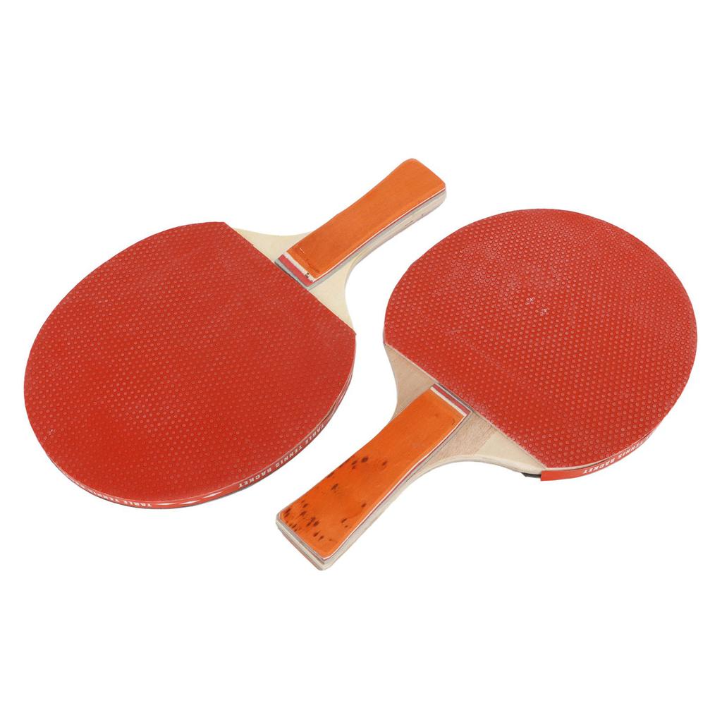 Set de Palas y Pelotas de Tenis de Mesa Absorción de Sudor Tacto Cómodo Velocidad Rápida Elasticidad Uniforme para Principiantes Amateurs