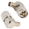 2PCS UHF Male PL 259 to BNC Female Adapter 90 Degree Connector Converter for Coaxial Cable
