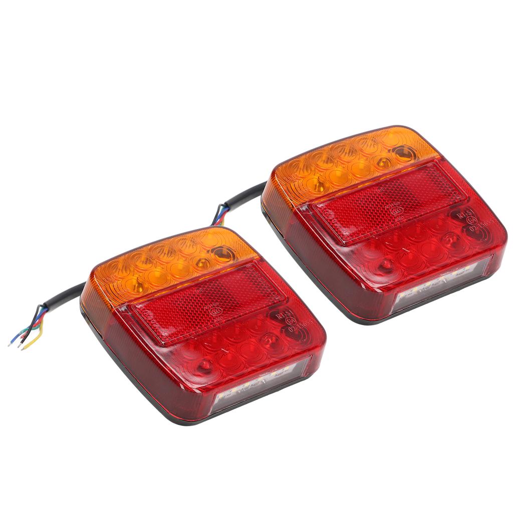 2 Stück LED Rückleuchten 12V Stoßfest Rückblinker Universal für LKW Anhänger