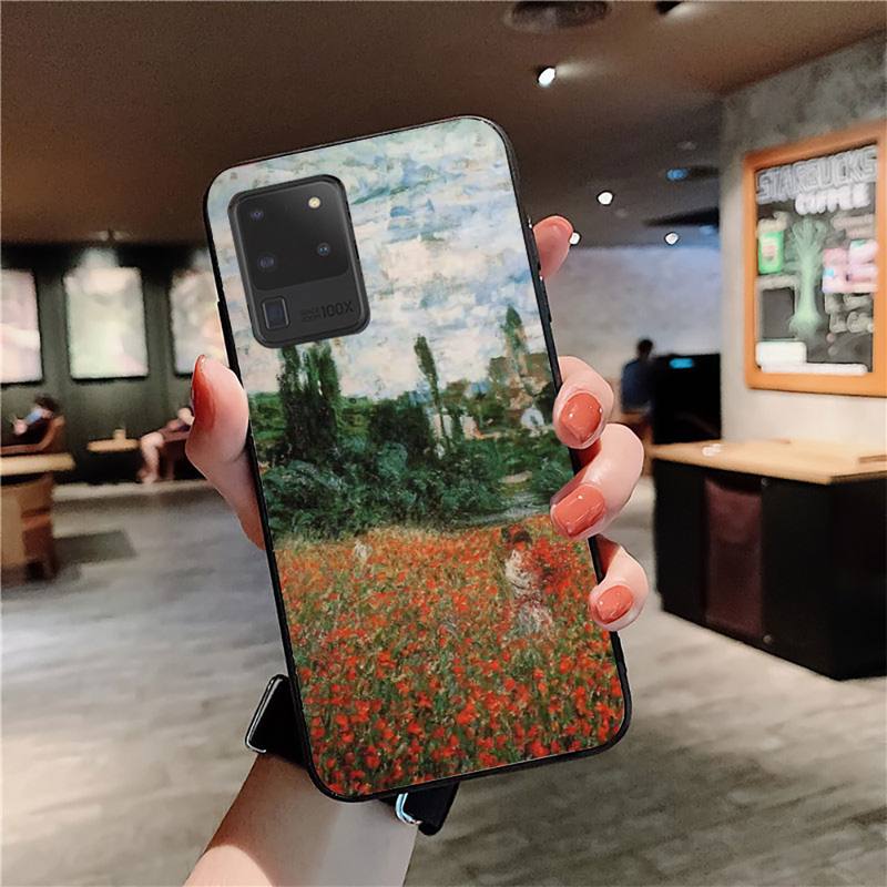 

Чехол для телефона Monet Garden Lotus Bridge для Samsung S20 lite S21 S10 S9 plus для Redmi Note8 9pro для Huawei Y6 Y7 prime 2019