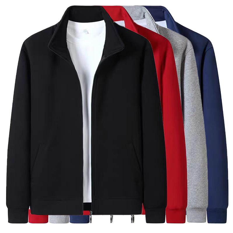 Men's Casual Sports Solid Color Pullover Sweatshirt for Autumn and Winter, Men's Fashionable Printed Non Velvet Sweatshirt