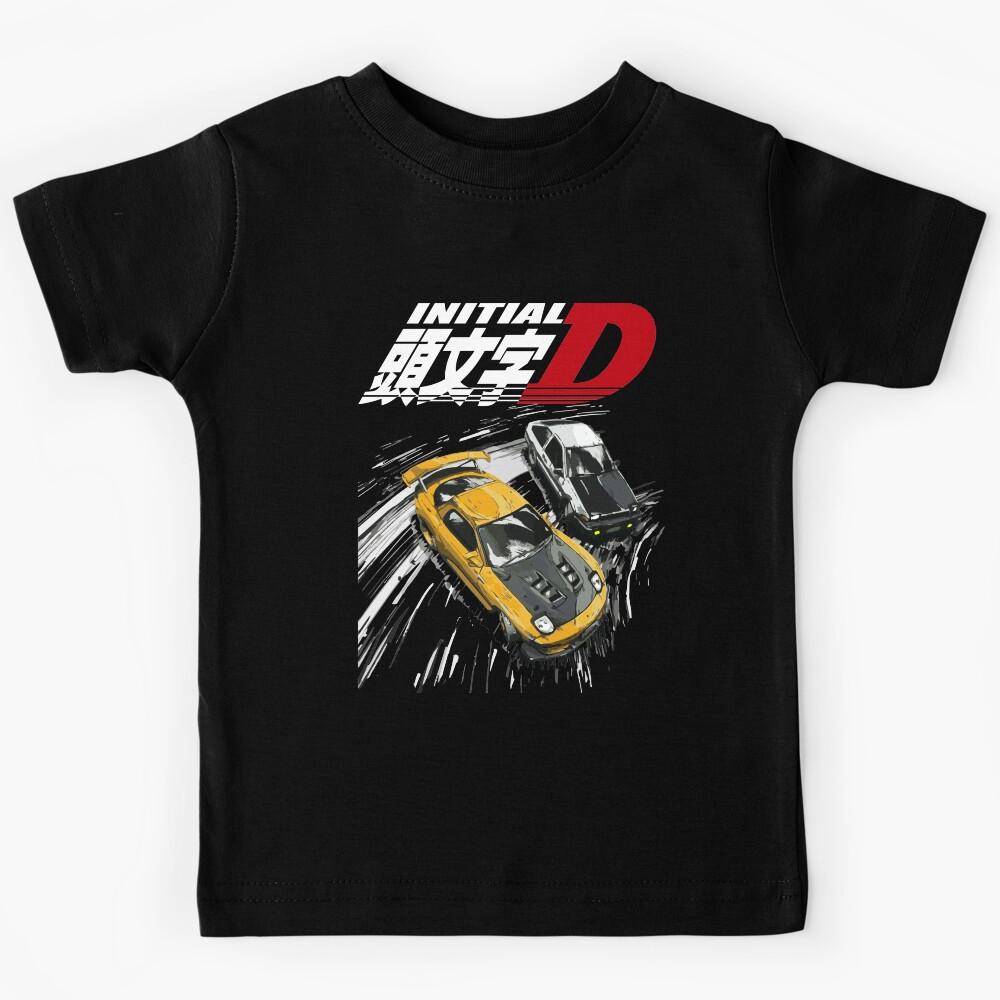 Initial D - Mountain Drift Racing Tandem AE86 vs FD rx-7 Kids T-Shirt 100