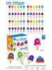 Montessori Ice Cream Letter Matching Toy - Color & Word Recognition for Early Education Kids