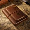Handmade First Layer Cowhide Book Genuine Leather Hand Account Binder Notebook Retro Nostalgic Travel Diary