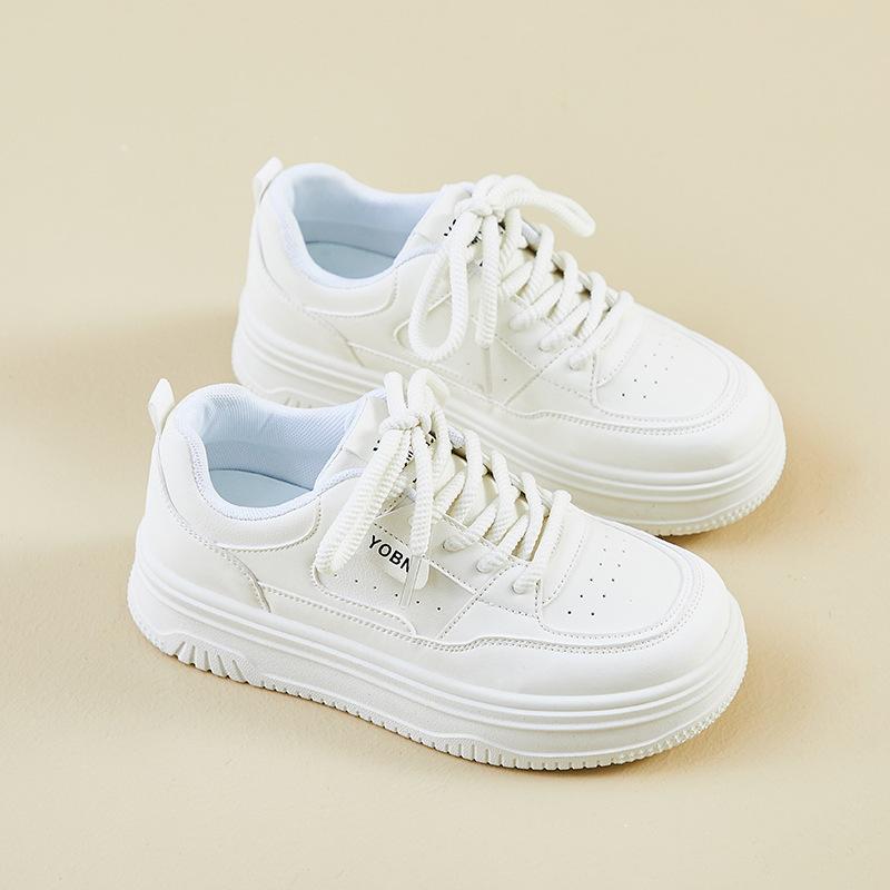 

Весенние маленькие белые туфли новые женские студенческие туфли на платформе, увеличивающие рост, спортивные туфли для скейтборда, повседневная обувь, нет 40 бежевый