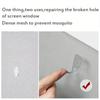 Window And Door Screen Repair Patch, 6.2cm×8.99cm, 5 Patch For 1 Sheet, Strong Adhesive & Waterproof Fiberglass Covering Mesh Tape