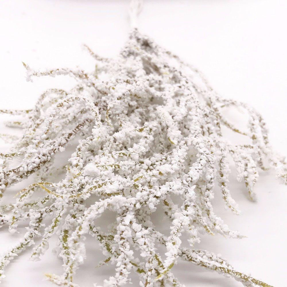 6PCS/Bundle DIY Xmas Ornament Home Decor Pine Artificial Flowers Simulation Plants Faux Grass