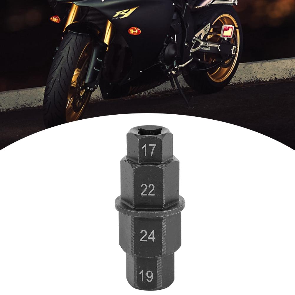 Motorcycle Motorbike Wheels Spindle Disassembly Wrench Tool Hex Key Black