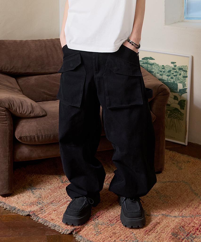 FLAVORISM Engineered Curved Pants (Tp0071)