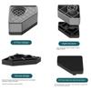 4Pcs Washing Machine Height Increase Pads Anti Pads Silent Skid Raiser Mat Refrigerator Dryer Support Stand 11.5CM