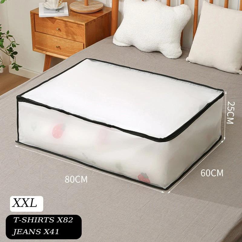 Aufbewahrungstasche unter dem Bett Faltbare Quilt-Tasche Kleiderschrank Kleideraufbewahrungsbox Staubdichter Organizer Große Kapazität Quilt-Aufbewahrungstasche