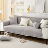 Winter Brushed Velvet Sofa Cushion Living Room Non-Slip Simple Cartoon Affordable Luxury Style Leather Sofa Cover Towel Backrest Towel