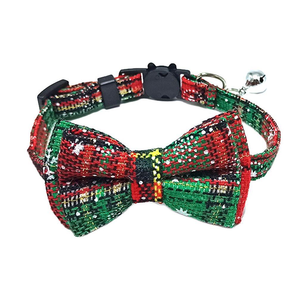 Pet Supplies with Bell Safety Buckle Puppy Cat Collar Bow Tie Kitten Collar
