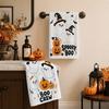 2 pcs Pumpkin Halloween Dish Towels Ghost Dishcloth Durable Hand Towel  New Home Gift