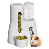 2-in-1 Hamster Futter- und Wasserspender Große Kapazität Auslaufsicher Automatischer Futterspender Futter-Wasserspender Auslaufsichere Futtergabe