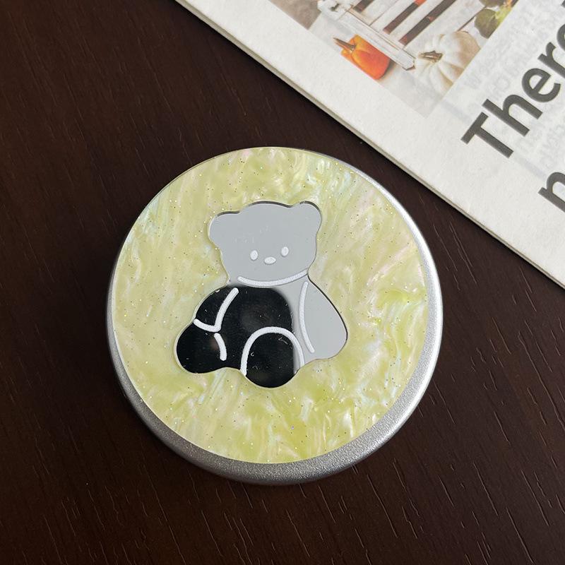 Little Bear Rabbit Magnetic Airbag Phone Holder for MagSafe - Strong Desktop Retractable Design