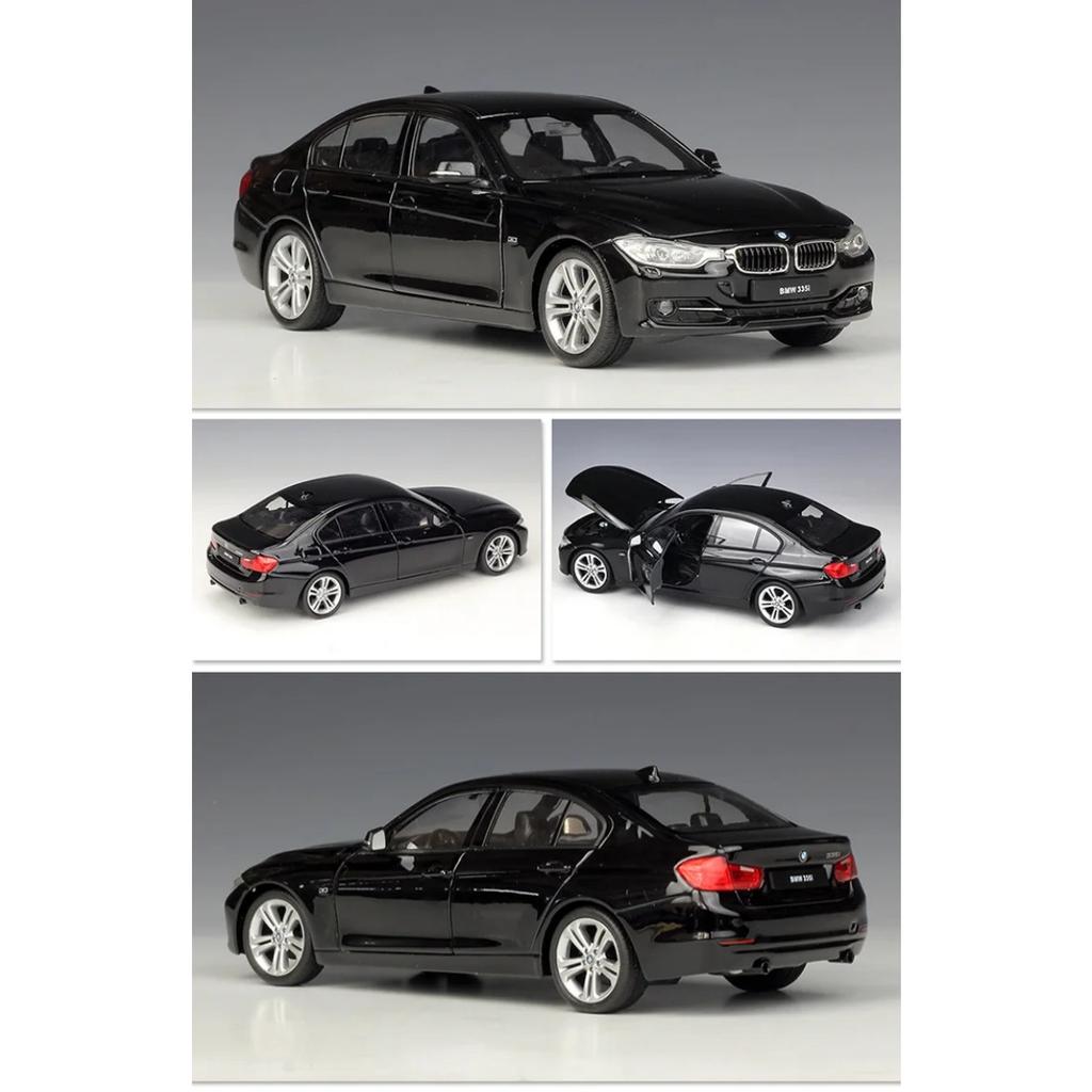 WELLY 1/24 BMW 335i Alloy Miniature Car Model Diecast Metal Scale Model Car Diecast Metal Static Collection Children Toy Car