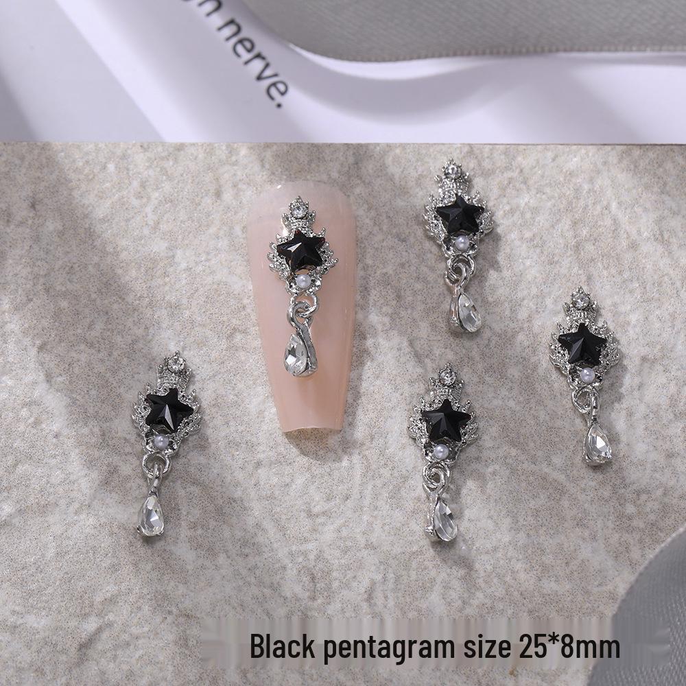 Star Rhinestone Baroque Nail Art Pendants