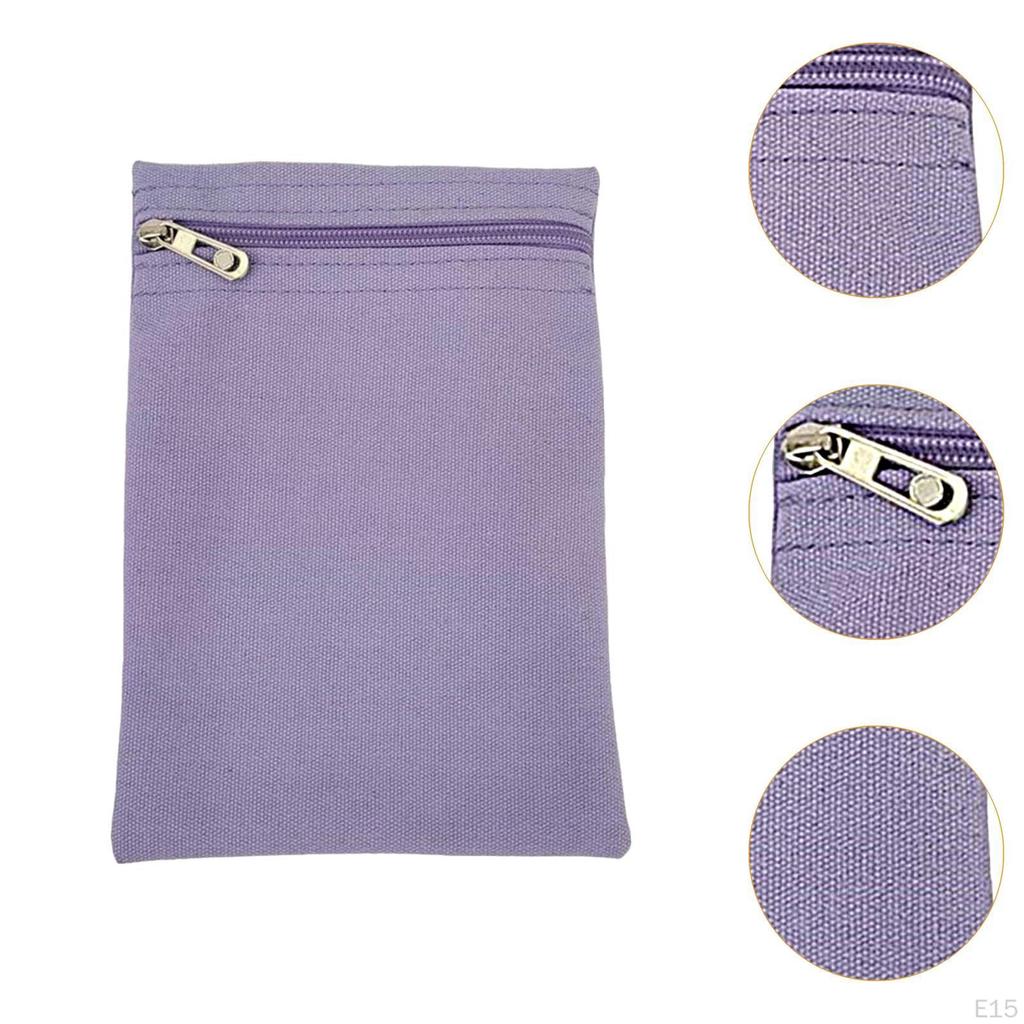 2 Pieces Sew in Pocket with Zipper,Travel,Security for Jackets Coats Sweatshirts Practical