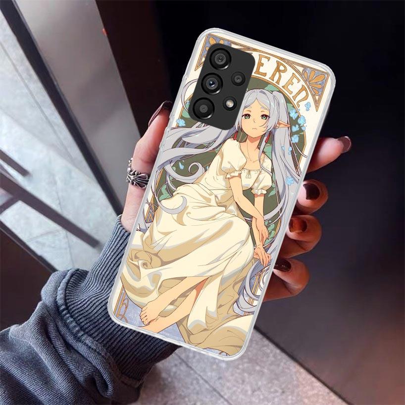 Frieren Beyond Journeys End Phone Case For Samsung Galaxy A52 A51 A50S A32 A22 A12 A02S A72 A71 A31 A70 A30S Note 20 Ultra 10 Pl