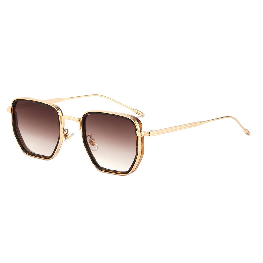 Latest Advanced Large Framed Square Sun Glasses Trendy Alloy UV400 Protection For All Genders Glasses Beach Travel Ultraviolet-proof