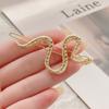 2PCS Metal Snake Hair Pin Women's Bangs Duckbill Clip Alloy Barrette Fashion Hair Clip Hairpin Hair Accessories For Women Gift
